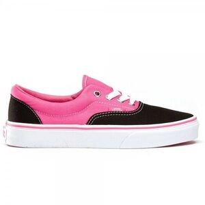 BLACK PINK VANS CANVAS SNEAKERS WOMEN’S SIZE 6